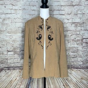Studio 1 Womens Brown  Blazer